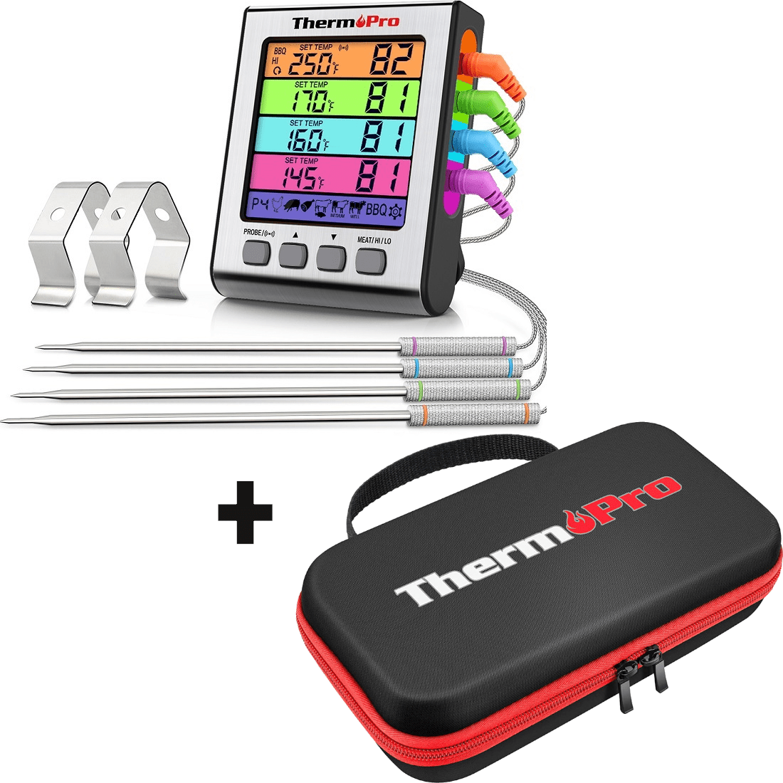 ThermoPro Set TP17H Kernthermometer + TP98 Aufbewahrungstasche - grillstarshop.comThermoPro Set TP17H Kernthermometer + TP98 AufbewahrungstascheThermoProgrillstarshop.com