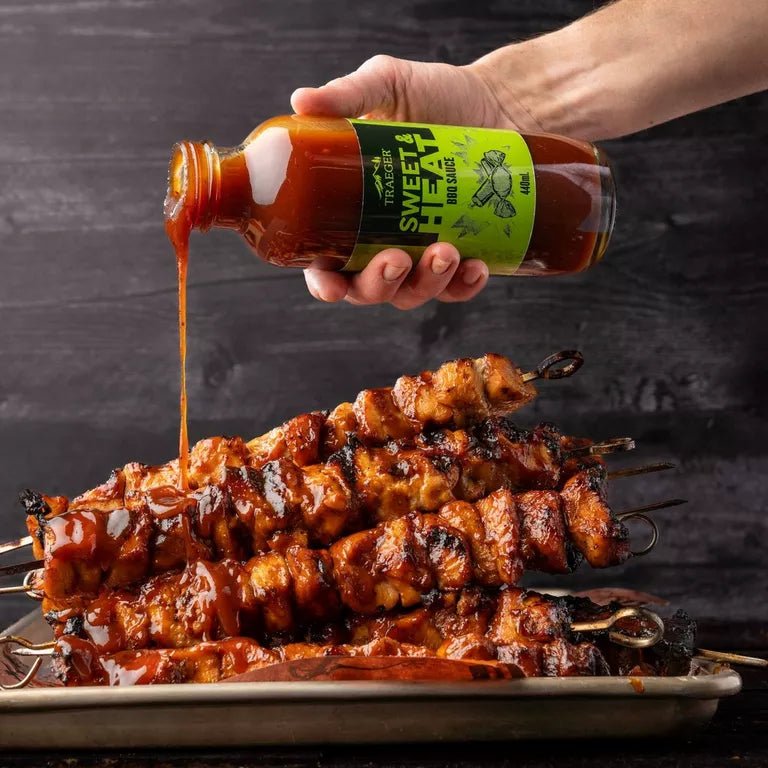 Traeger BBQ Sauce - Sweet & Heat, 440ml - grillstarshop.comTraeger BBQ Sauce - Sweet & Heat, 440mlTraegergrillstarshop.com