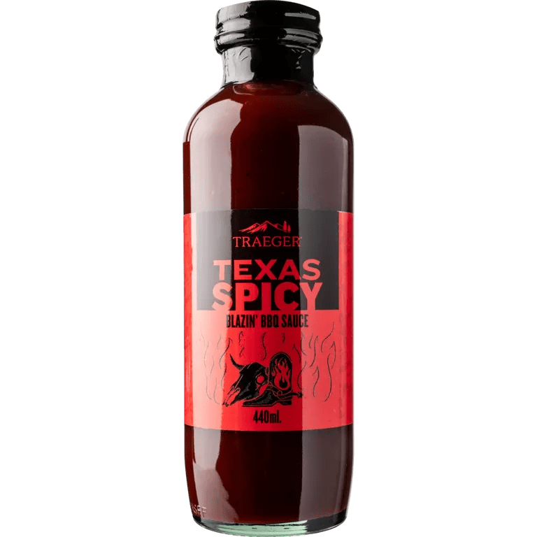 Traeger BBQ Sauce - Texas Spicy, 440ml - grillstarshop.comTraeger BBQ Sauce - Texas Spicy, 440mlTraegergrillstarshop.com