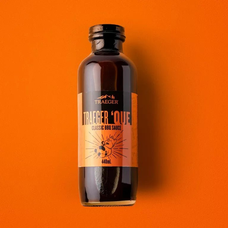 Traeger BBQ Sauce - Traeger Que, 440ml - grillstarshop.comTraeger BBQ Sauce - Traeger Que, 440mlTraegergrillstarshop.com