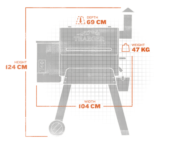 Traeger Pelletgrill Pro Series 22 Blau - grillstarshop.comTraeger Pelletgrill Pro Series 22 BlauTraegergrillstarshop.com