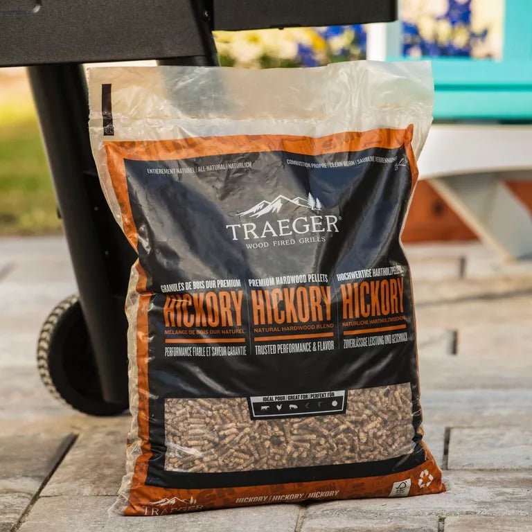 Traeger Pellets, Hickory 9kg - grillstarshop.comTraeger Pellets, Hickory 9kgTraegergrillstarshop.com