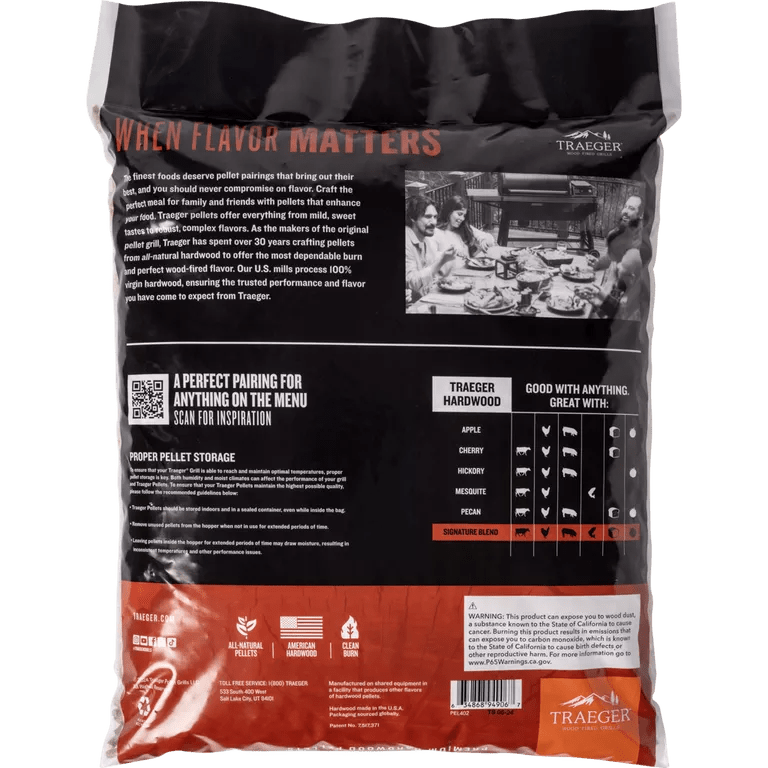 Traeger Pellets, Signature Blend 9kg - grillstarshop.comTraeger Pellets, Signature Blend 9kgTraegergrillstarshop.com