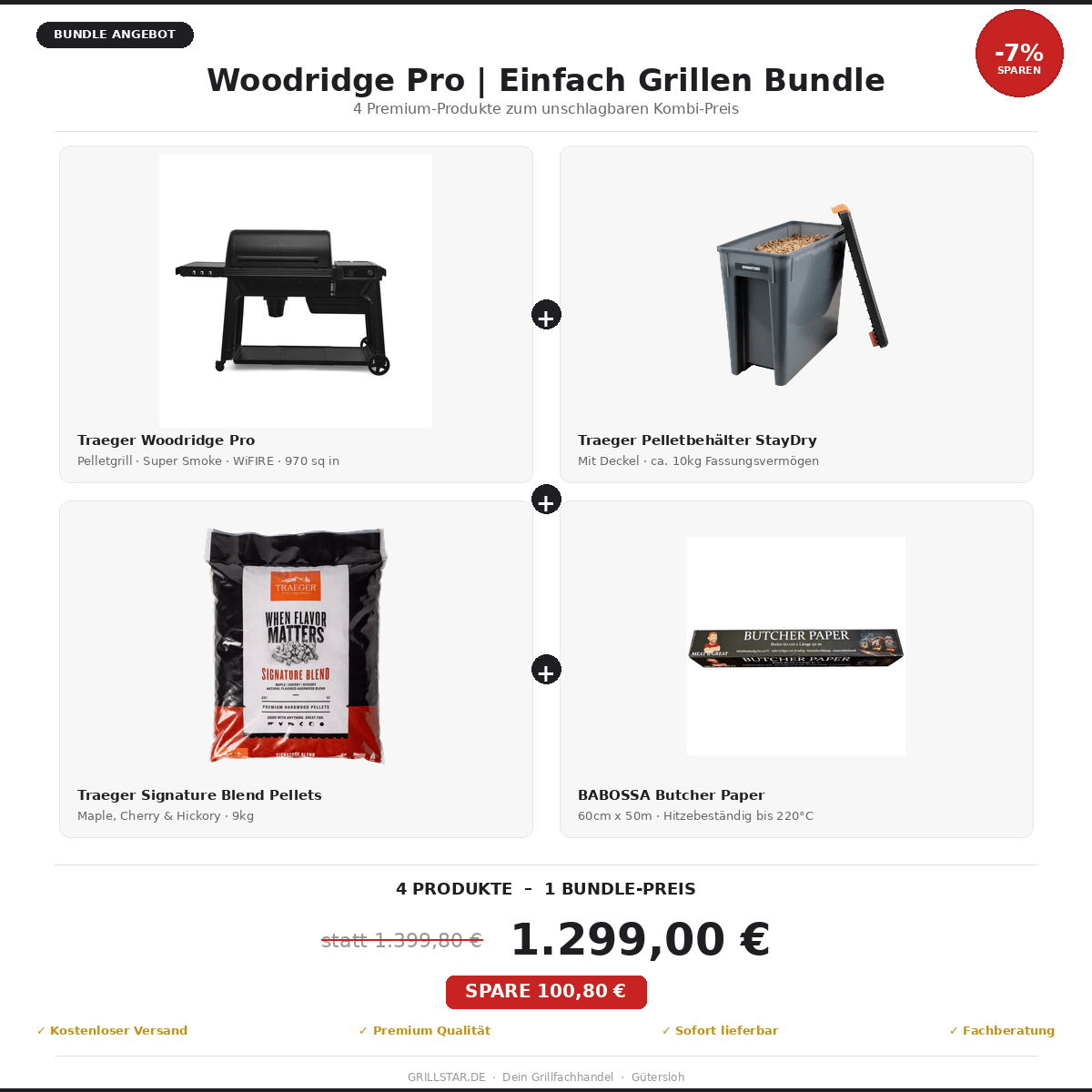Woodridge Pro | Traeger | Einfach Grillen Bundle - grillstarshop.comWoodridge Pro | Traeger | Einfach Grillen Bundlegrillstarshop.comgrillstarshop.com