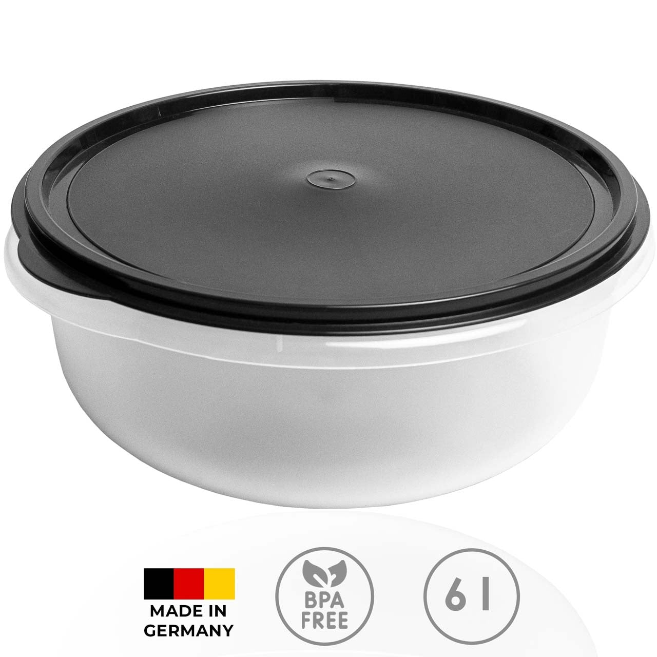 Wüllner & Kaiser Hefeteigschüssel mit Deckel, 6 Liter - grillstarshop.comWüllner & Kaiser Hefeteigschüssel mit Deckel, 6 LiterWüllner & Kaisergrillstarshop.com