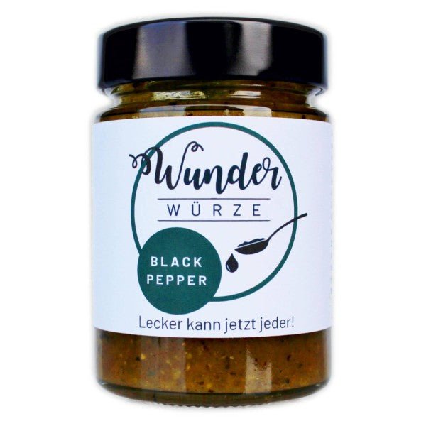 Wunderwürze, Black Pepper, 165g Glas - grillstarshop.comWunderwürze, Black Pepper, 165g GlasLebensmittelEatventuregrillstarshop.com