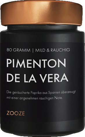 Zooze Pimenton de la Vera - mild (Geräucherte Paprika), 80g - grillstarshop.comZooze Pimenton de la Vera - mild (Geräucherte Paprika), 80gZoozegrillstarshop.com