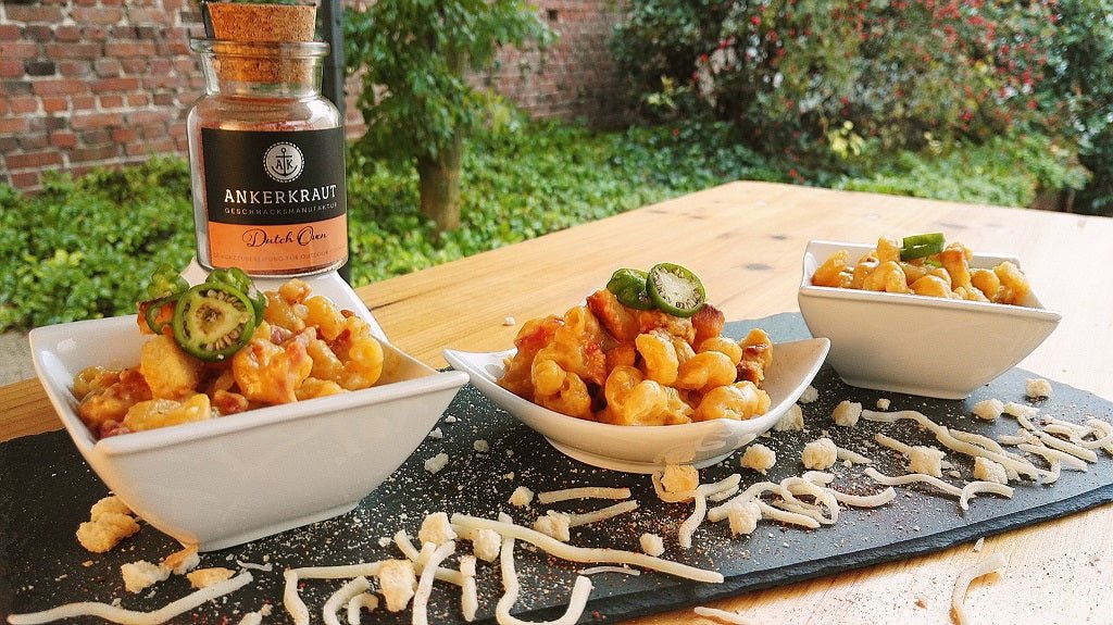 REZEPT: Mac'n'Cheese aus dem Dutch Oven - grillstarshop.com