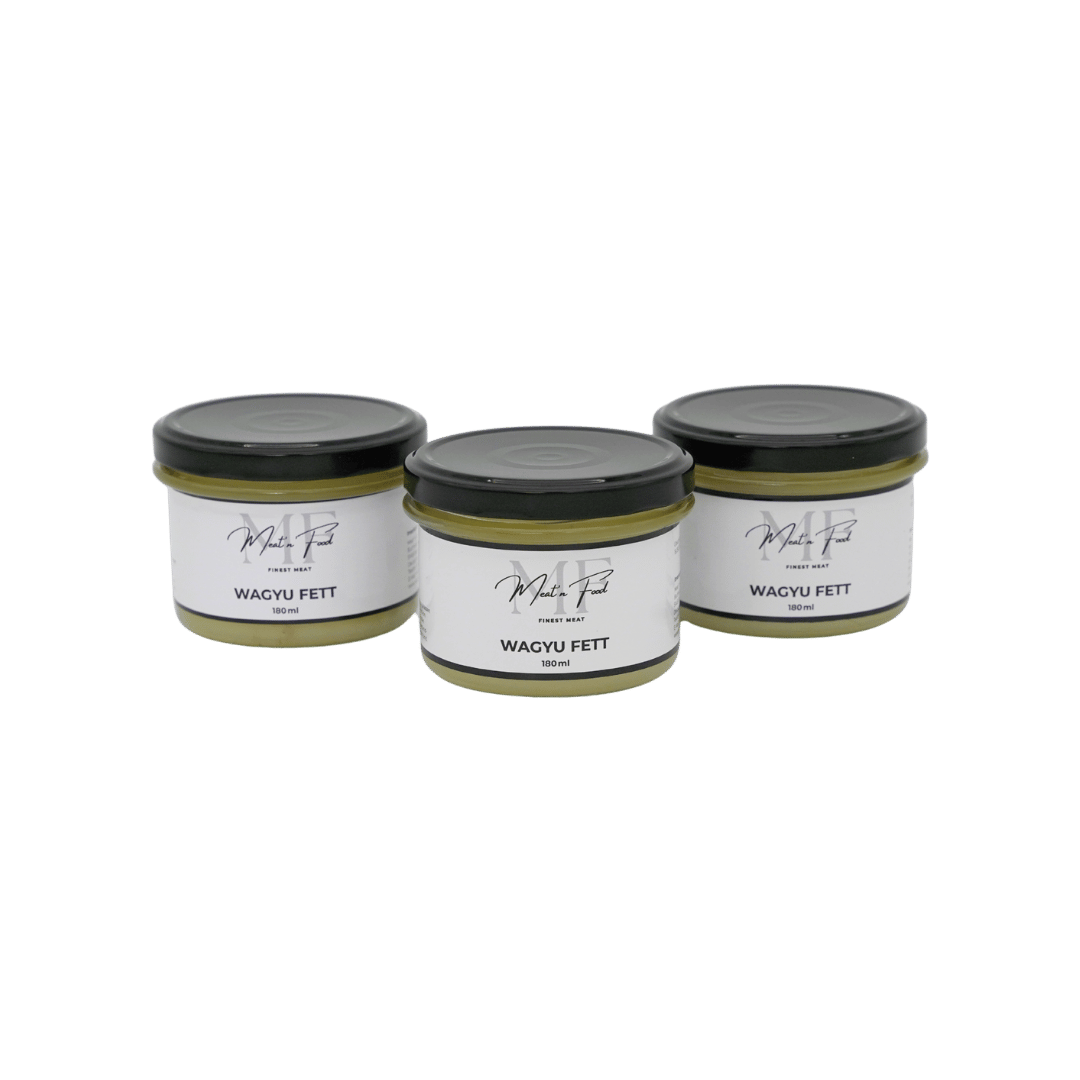 100% Vollblut Wagyufett 180 ml | Meat’n’Food – Finest Meat - grillstarshop.com100% Vollblut Wagyufett 180 ml | Meat’n’Food – Finest MeatWagyu FettMeat 'n' Foodgrillstarshop.com