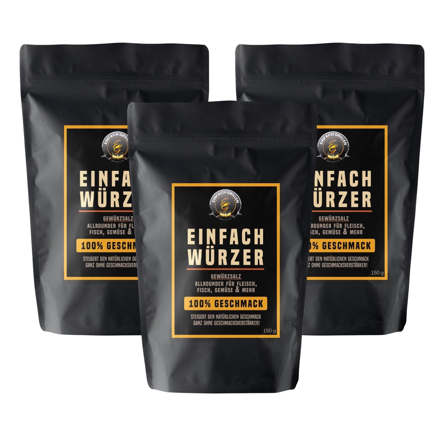 3er Set | Einfach Grillen - Einfach Würzer Gewürzsalz - grillstarshop.com3er Set | Einfach Grillen - Einfach Würzer GewürzsalzGewürzsalzBABOSSAgrillstarshop.com