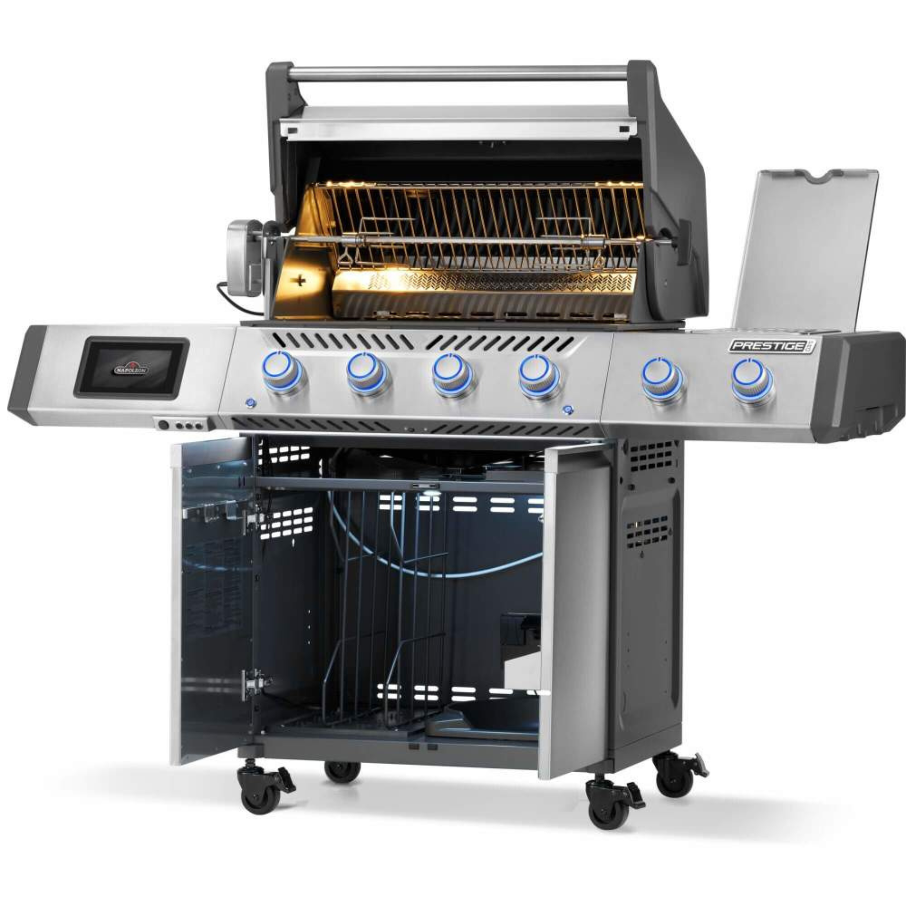Napoleon Prestige PRO™ 500, Connected, Edelstahl, inkl. Drehspieß