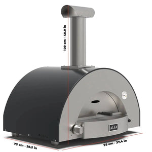 Alfa Forni Classico 2 Pizze, Gas/Hybrid, Grau - grillstarshop.comAlfa Forni Classico 2 Pizze, Gas/Hybrid, GrauAlfa Fornigrillstarshop.com