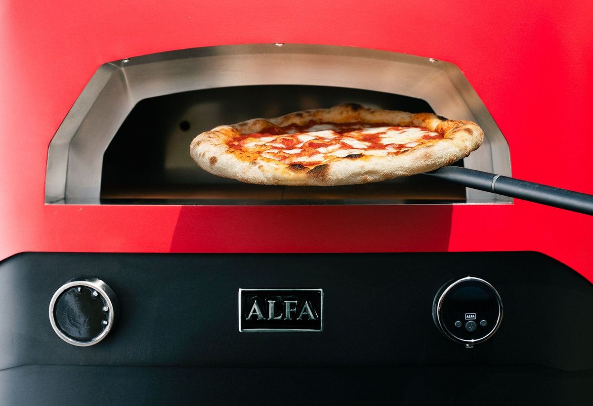 Alfa Forni EVO Hybrid-Pizzaofen Flüssiggas (LPG)/Holz, Rubin Rot - grillstarshop.comAlfa Forni EVO Hybrid-Pizzaofen Flüssiggas (LPG)/Holz, Rubin RotPizzaofenAlfa Fornigrillstarshop.com