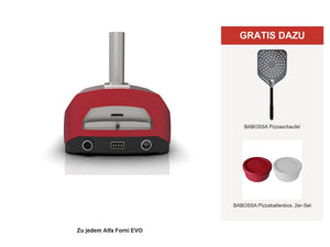 Alfa Forni EVO Hybrid-Pizzaofen Flüssiggas (LPG)/Holz, Rubin Rot - grillstarshop.comAlfa Forni EVO Hybrid-Pizzaofen Flüssiggas (LPG)/Holz, Rubin RotPizzaofenAlfa Fornigrillstarshop.com