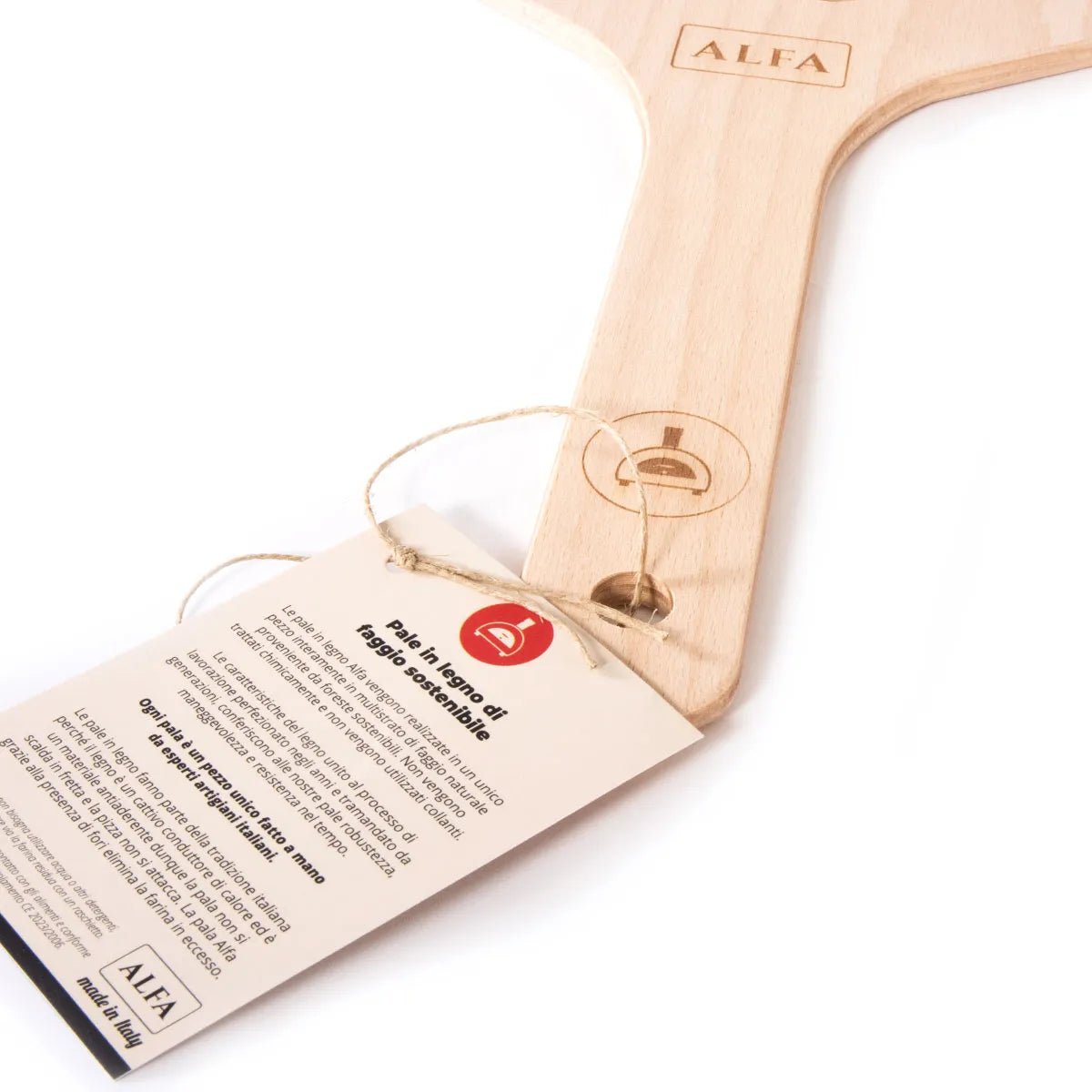 Alfa Forni Pizzaschaufel, Holz 40cm - grillstarshop.comAlfa Forni Pizzaschaufel, Holz 40cmAlfa Fornigrillstarshop.com
