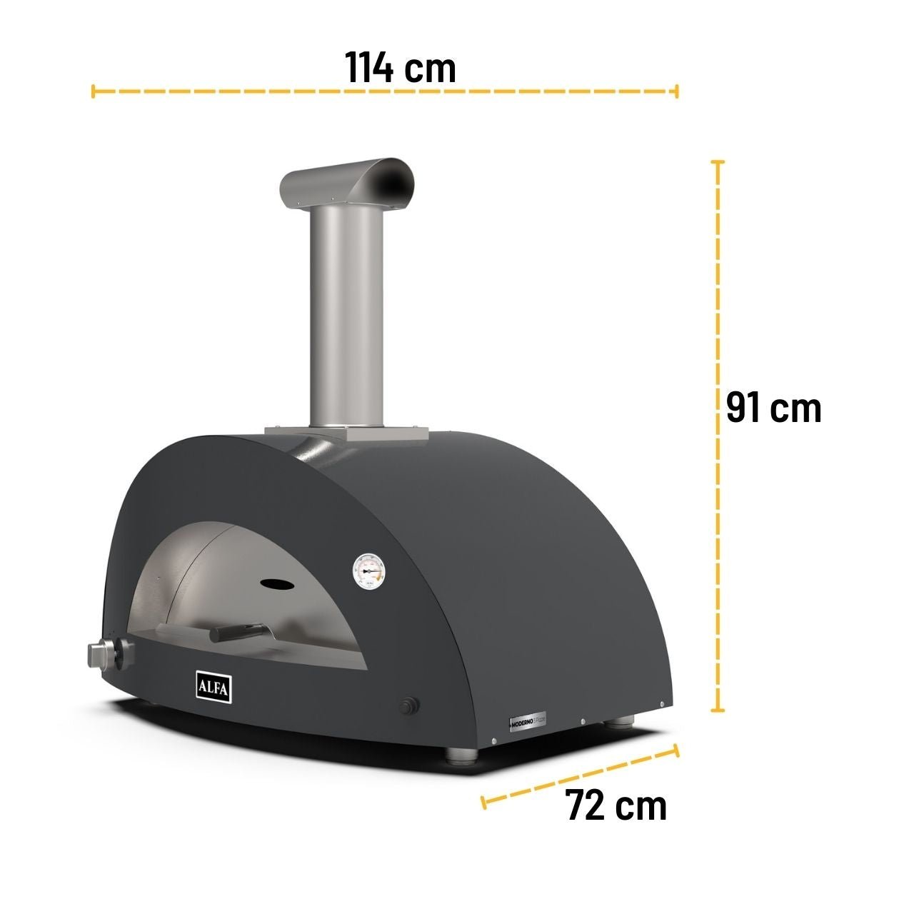 Alfa Moderno 3Pizze, Ardesia Grey Hybrid - grillstarshop.comAlfa Moderno 3Pizze, Ardesia Grey HybridAlfa Fornigrillstarshop.comFXMD - 3P - GGRA8056471416682