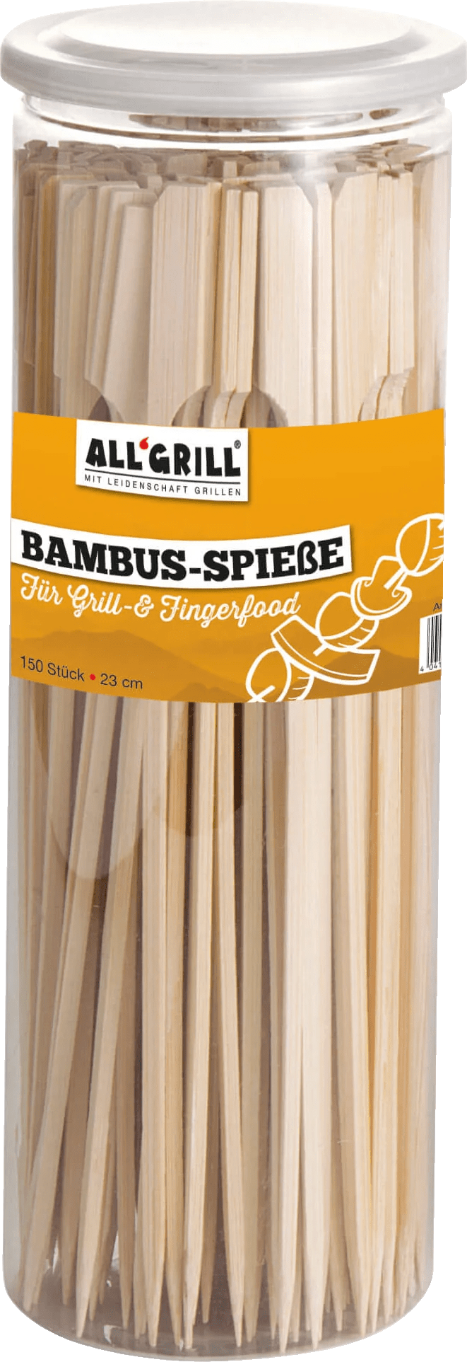 All`Grill Bambus Spieße, 150Stk. 23cm - grillstarshop.comAll`Grill Bambus Spieße, 150Stk. 23cmALL'GRILLgrillstarshop.com98164041571098160