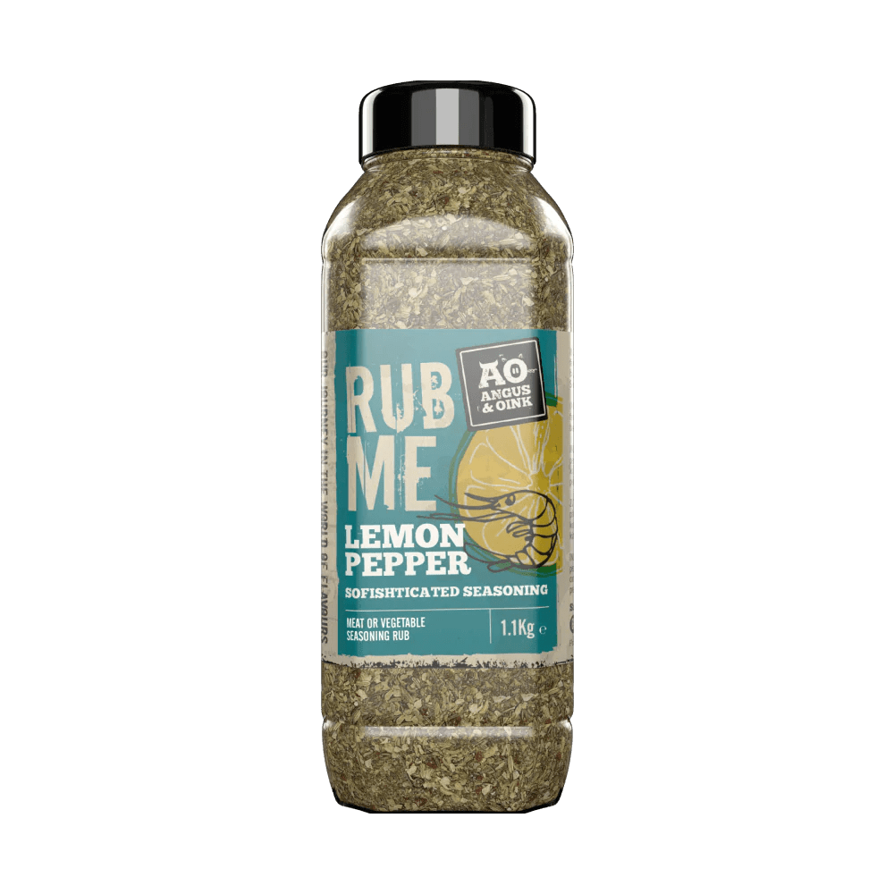 Angus & Oink Seafood Lemon Pepper - 1.2 kg - grillstarshop.comAngus & Oink Seafood Lemon Pepper - 1.2 kgAngus & Oinkgrillstarshop.com