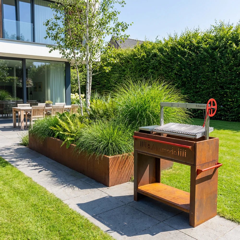 Asamodo Brasa Corten - Argentinischer Asado Holzkohlegrill - grillstarshop.comAsamodo Brasa Corten - Argentinischer Asado HolzkohlegrillGrillAsamodogrillstarshop.com