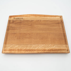 BABOSSA | Eichen Schneidebrett L | Naturkante | Saftrille | 44,5x35x4,5 cm - grillstarshop.comBABOSSA | Eichen Schneidebrett L | Naturkante | Saftrille | 44,5x35x4,5 cmHolzbrettBABOSSAgrillstarshop.com