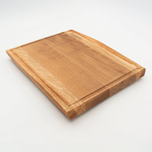 BABOSSA | Eichen Schneidebrett L | Naturkante | Saftrille | 44,5x35x4,5 cm - grillstarshop.comBABOSSA | Eichen Schneidebrett L | Naturkante | Saftrille | 44,5x35x4,5 cmHolzbrettBABOSSAgrillstarshop.com