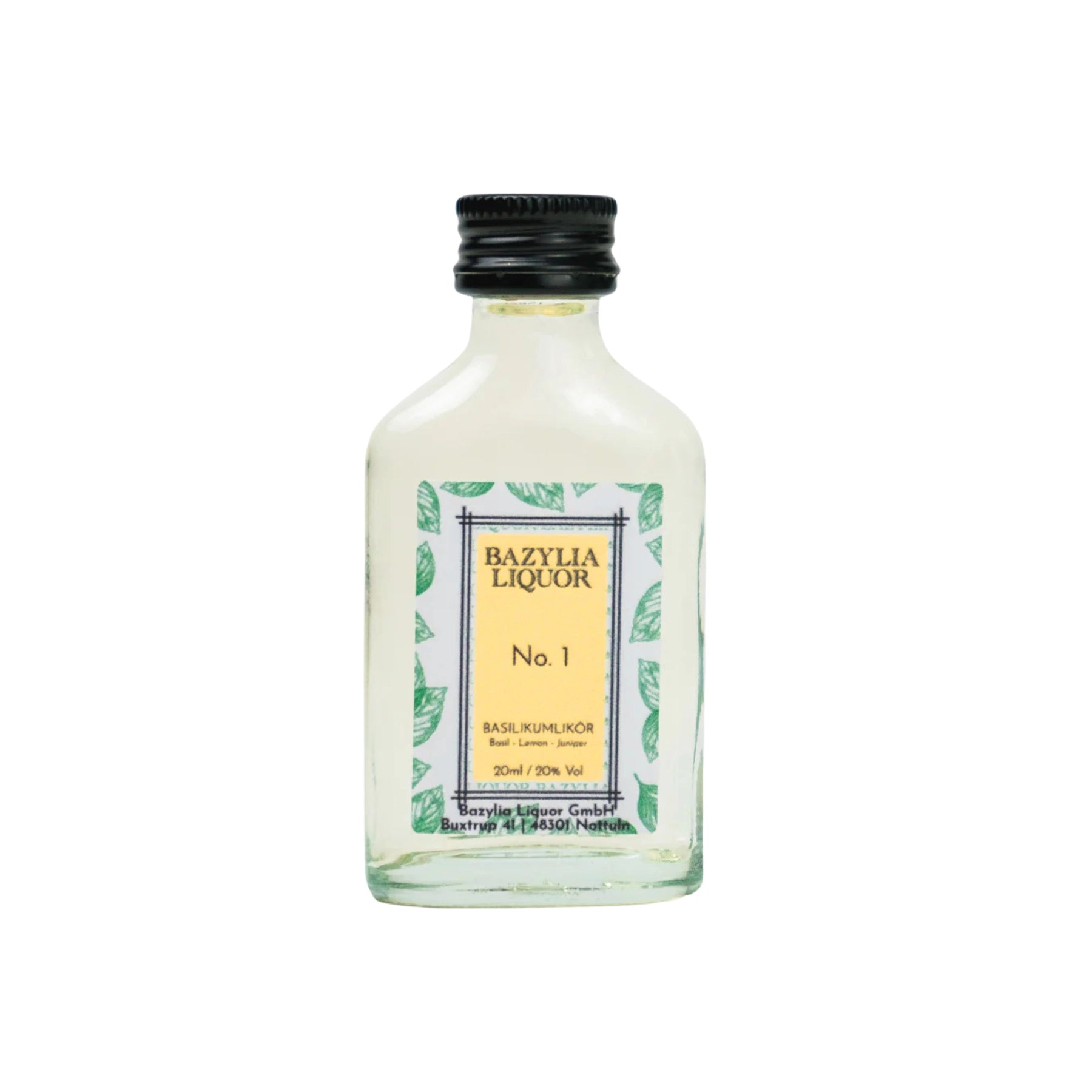 Bazylia Liquor No.1 Basilikumlikör, 20 ml, 20 % Vol. - grillstarshop.comBazylia Liquor No.1 Basilikumlikör, 20 ml, 20 % Vol.LikörBazylia Liquorgrillstarshop.com