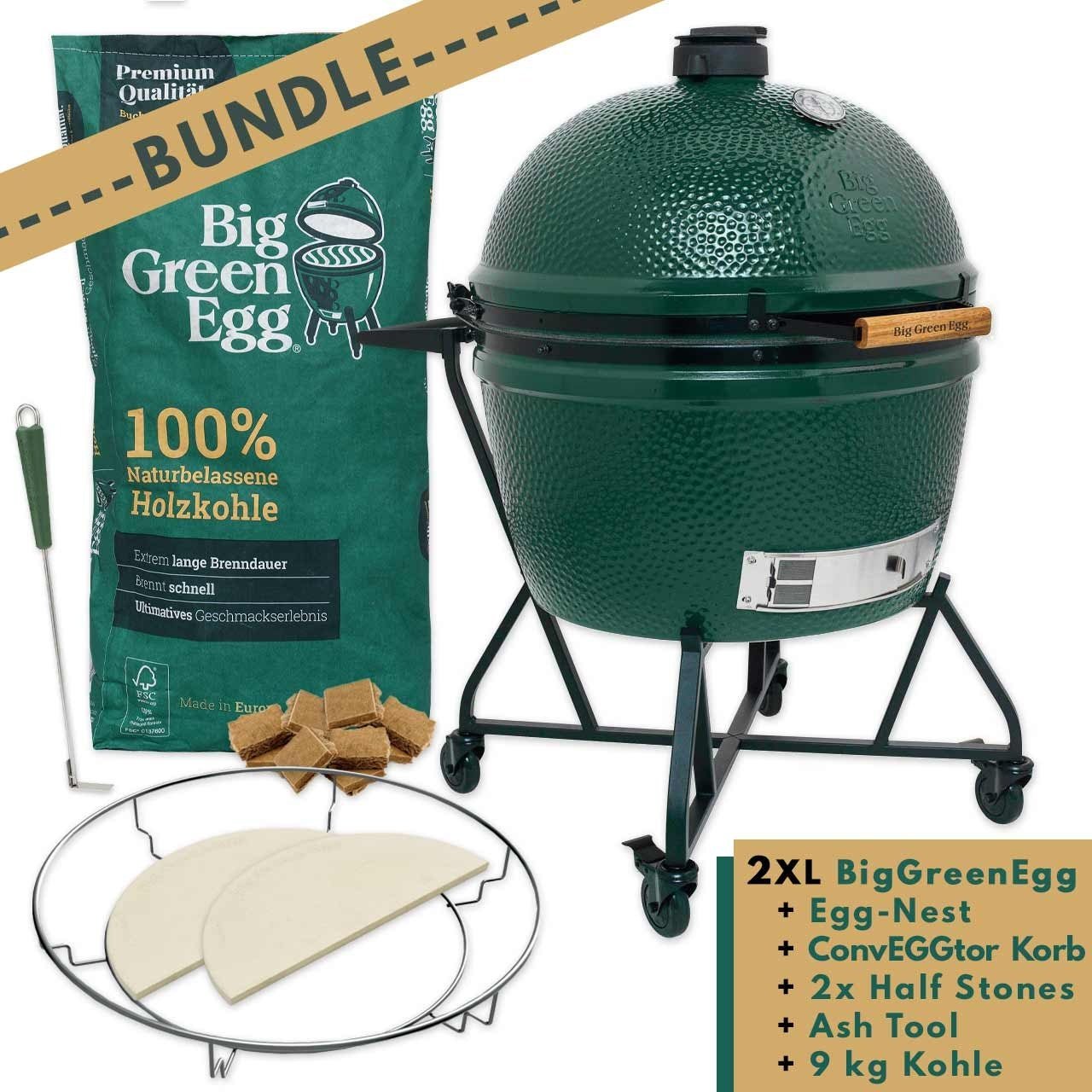 Big Green Egg Starter - Paket, 2XL - grillstarshop.comBig Green Egg Starter - Paket, 2XLBig Green Egggrillstarshop.comBGE - A2XLHD38717081031176