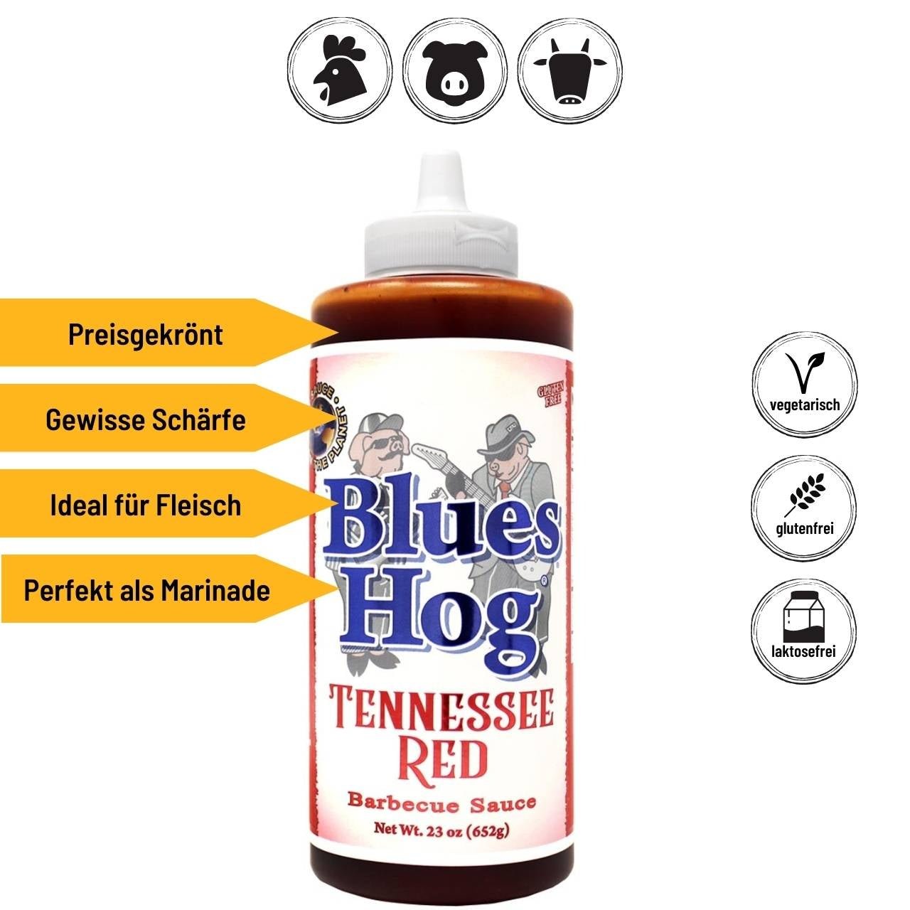 Blues Hog Tennessee Red Sauce, Squeeze Flasche - grillstarshop.comBlues Hog Tennessee Red Sauce, Squeeze FlascheBlues Hoggrillstarshop.comBH1302750665591000183