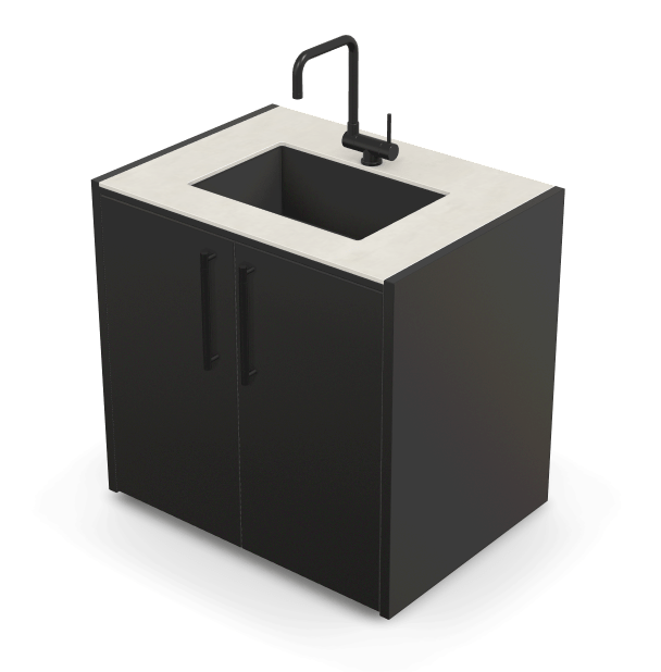 Brabura CT 90 Waschbeckenmodul - grillstarshop.comBrabura CT 90 WaschbeckenmodulBraburagrillstarshop.com