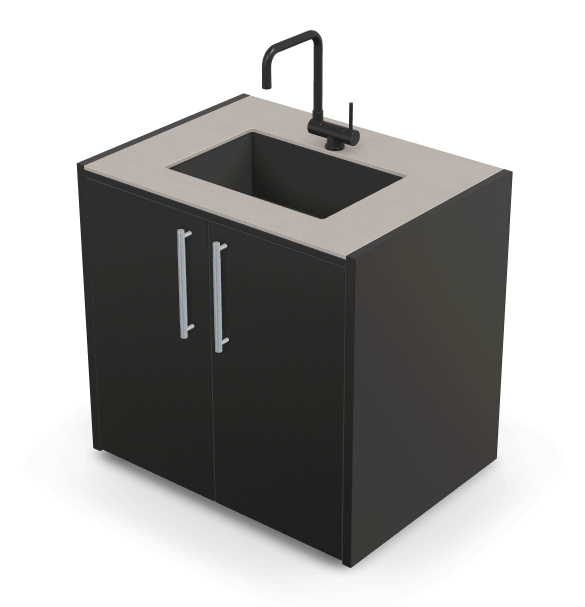 Brabura CT 90 Waschbeckenmodul - grillstarshop.comBrabura CT 90 WaschbeckenmodulBraburagrillstarshop.com
