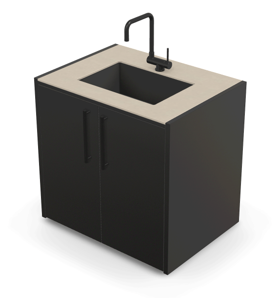 Brabura CT 90 Waschbeckenmodul - grillstarshop.comBrabura CT 90 WaschbeckenmodulBraburagrillstarshop.com