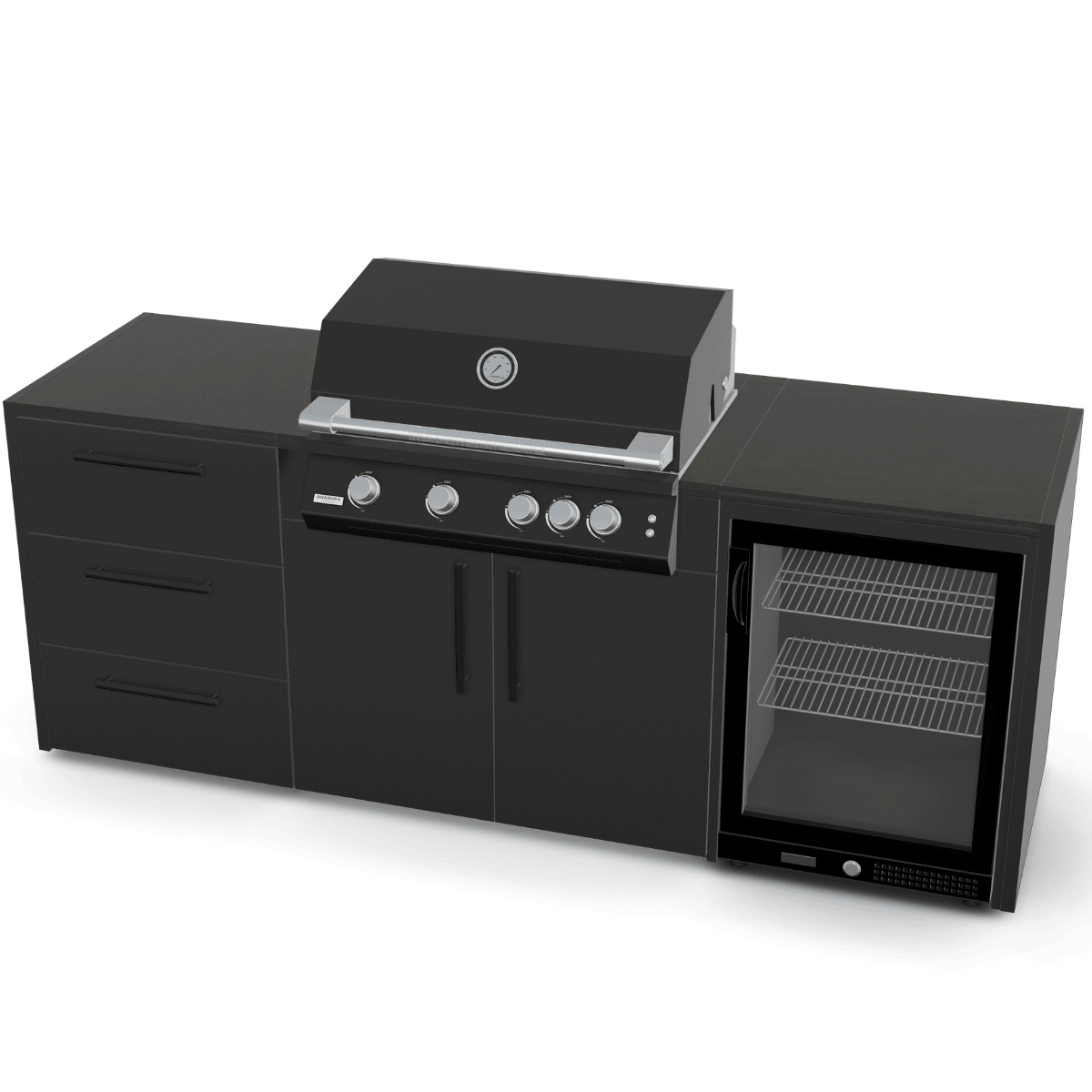 Brabura The Basic ONE All Black - grillstarshop.comBrabura The Basic ONE All BlackBraburagrillstarshop.com