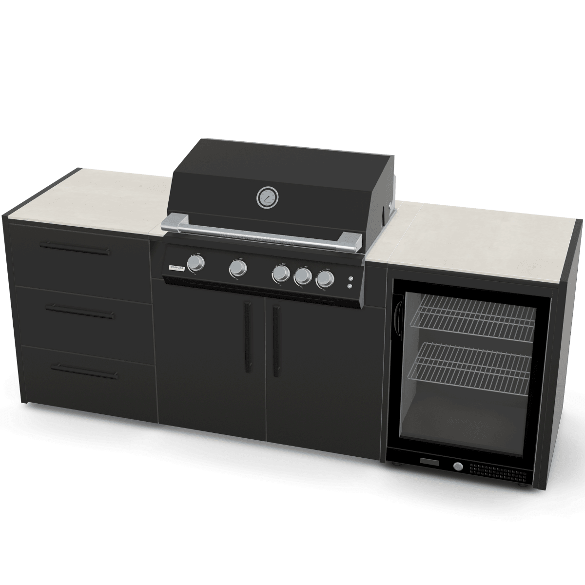 Brabura The Basic ONE Black & White - grillstarshop.comBrabura The Basic ONE Black & WhiteBraburagrillstarshop.com