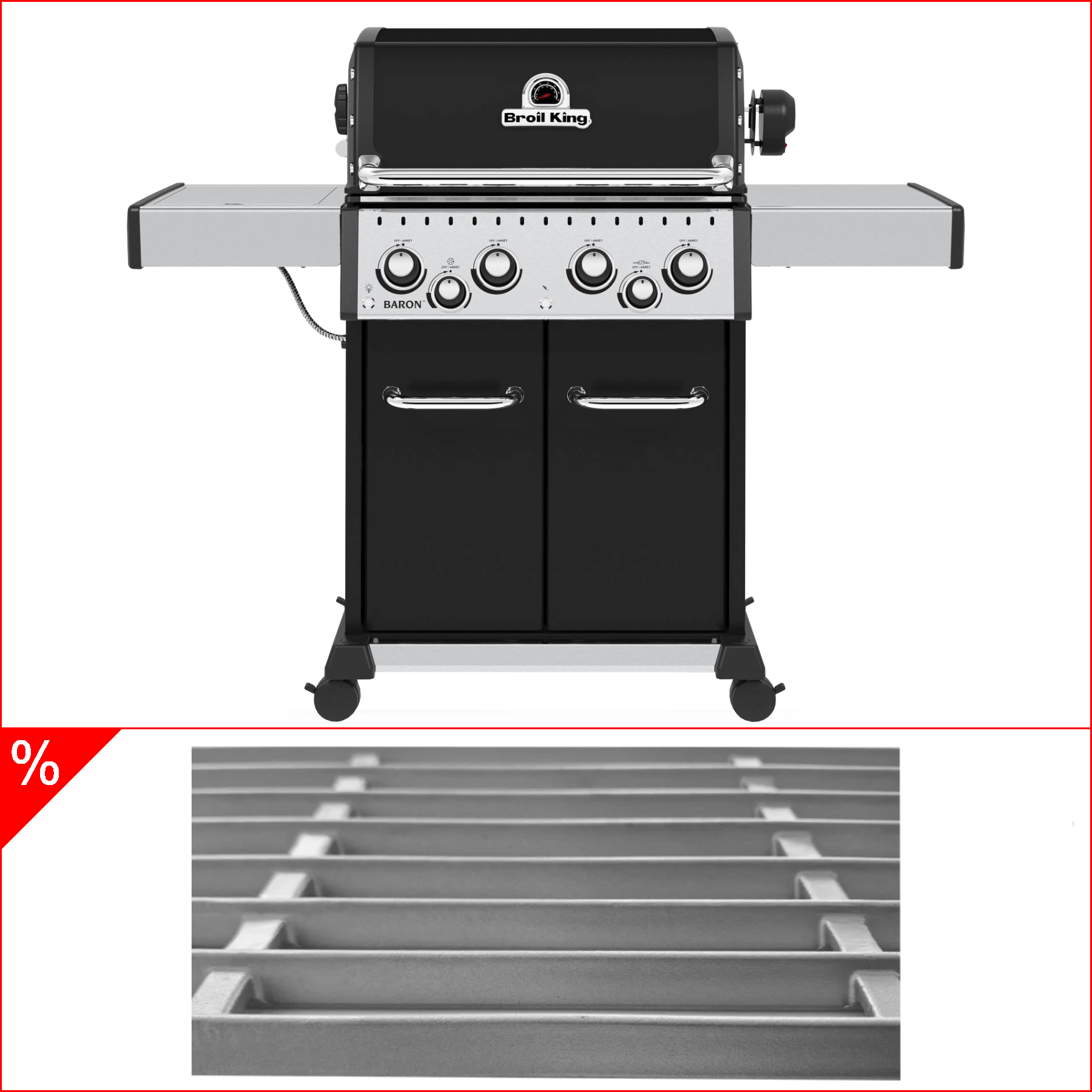 Broil King Baron 490 inkl. Drehspieß & Edelstahlgussrost - grillstarshop.comBroil King Baron 490 inkl. Drehspieß & EdelstahlgussrostGrillbundleBroil Kinggrillstarshop.com