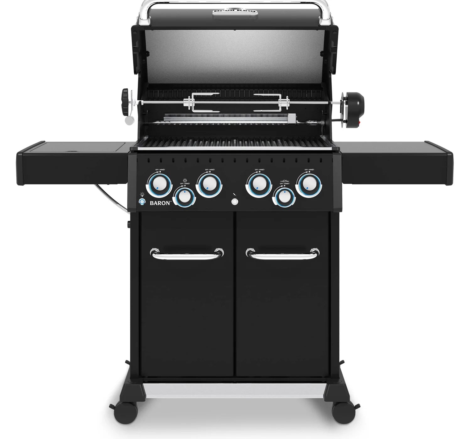 Broil King Baron 490 IR Shadow inkl. Drehspieß & Infrarot - Seitenbrenner - grillstarshop.comBroil King Baron 490 IR Shadow inkl. Drehspieß & Infrarot - SeitenbrennerBroil Kinggrillstarshop.com875982SDW062703119168
