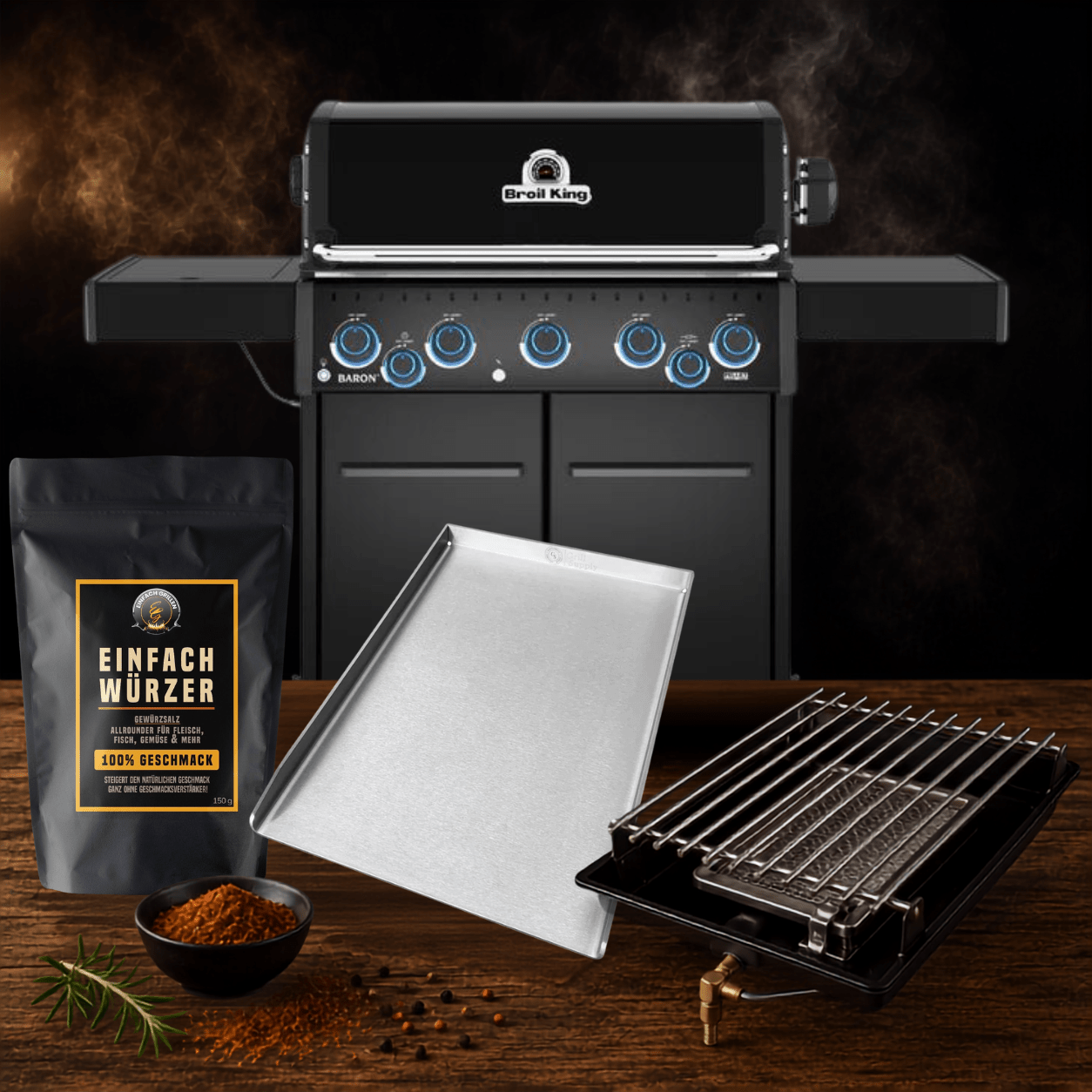 Broil King Baron 590 IR Shadow 2026 | Einfach Grillen Bundle - grillstarshop.comBroil King Baron 590 IR Shadow 2026 | Einfach Grillen BundleGrillbundleEinfach Grillengrillstarshop.com