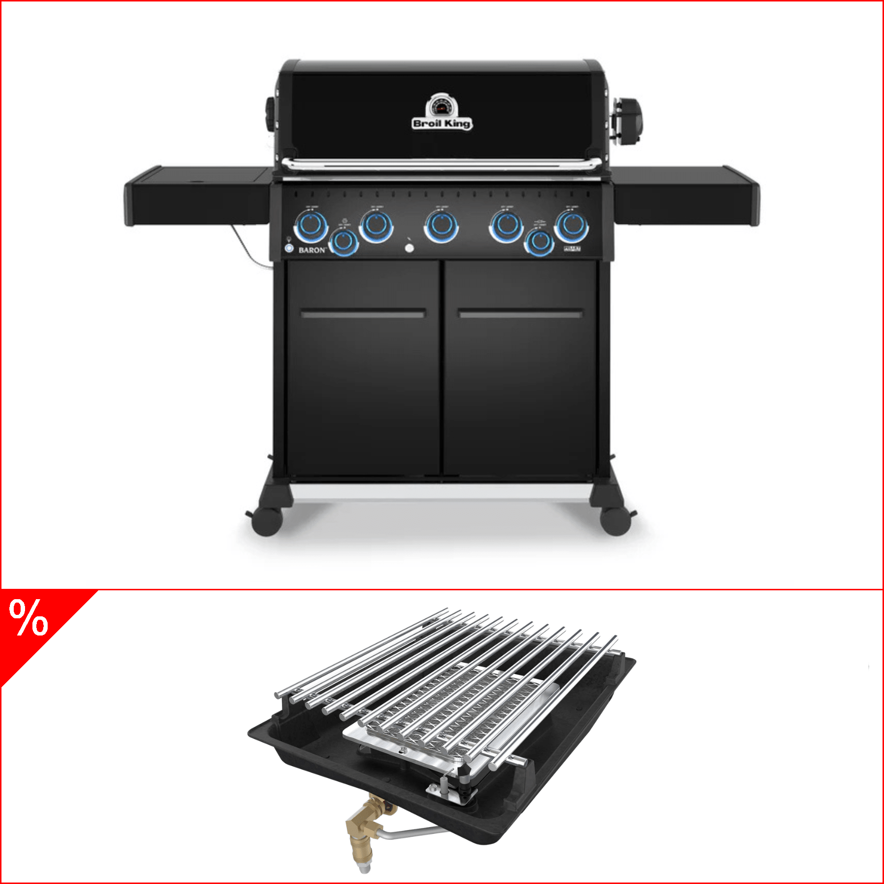 Broil King Baron 590 X Shadow Gasgrill (2026) inkl. Drehspieß & Infrarotbrenner - grillstarshop.comBroil King Baron 590 X Shadow Gasgrill (2026) inkl. Drehspieß & InfrarotbrennerGrillBroil Kinggrillstarshop.com