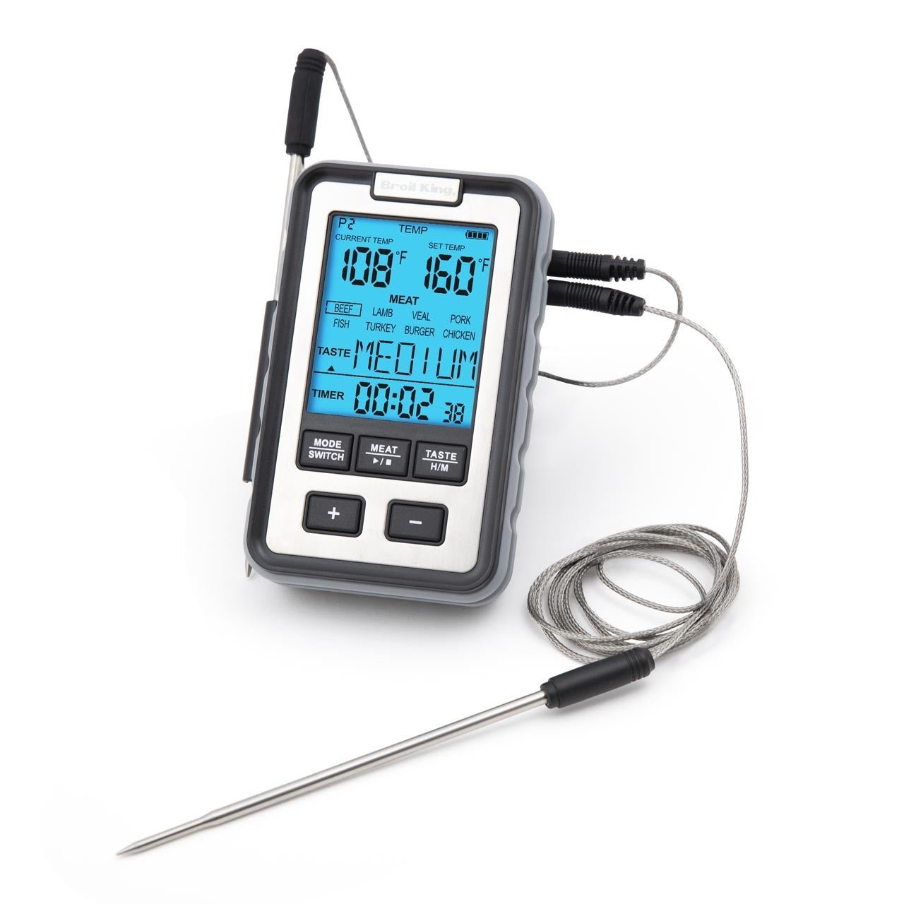 Broil King digitales Thermometer für Seitenablagen - grillstarshop.comBroil King digitales Thermometer für SeitenablagenBroil Kinggrillstarshop.com619350060162619359