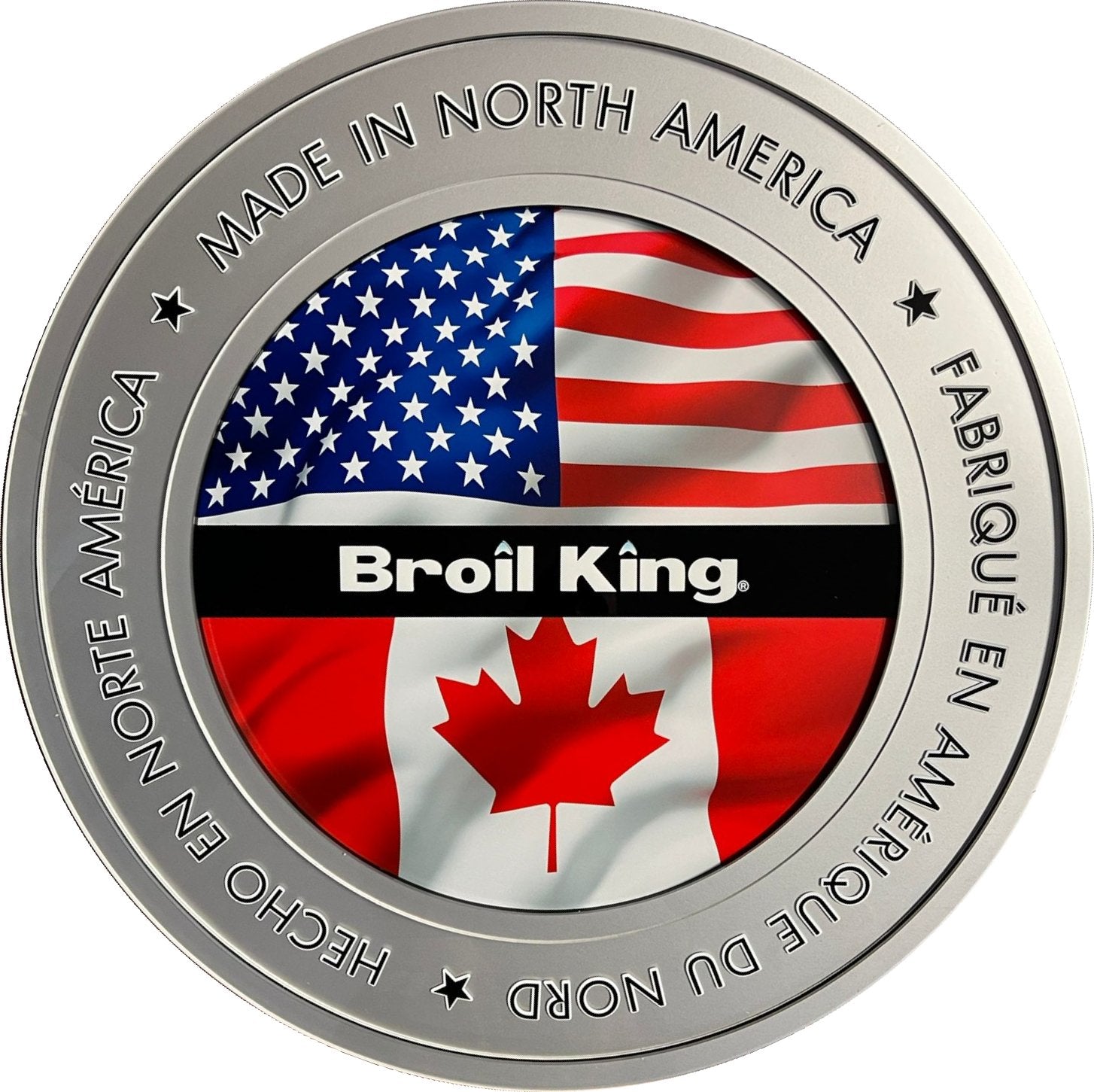 Broil King Schild "Made in North America" - grillstarshop.comBroil King Schild "Made in North America"Broil Kinggrillstarshop.com991114