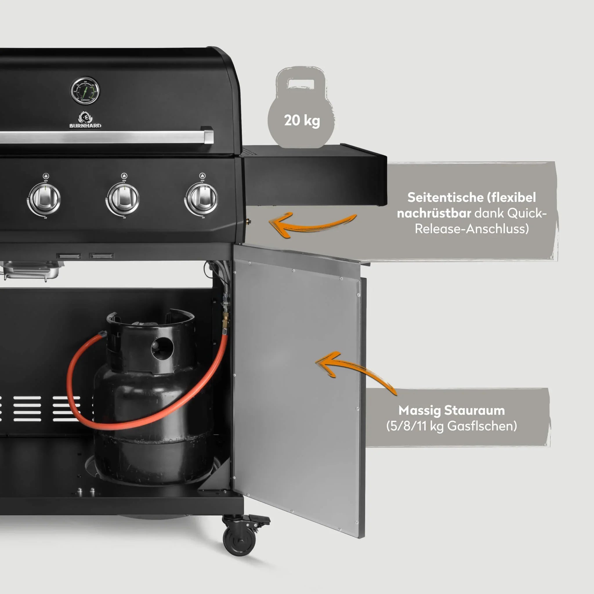 Burnhard Big FRED Base Gasgrill 4 - Brenner Basic mit Gusseisenrost Series 4 - grillstarshop.comBurnhard Big FRED Base Gasgrill 4 - Brenner Basic mit Gusseisenrost Series 4Burnhardgrillstarshop.com