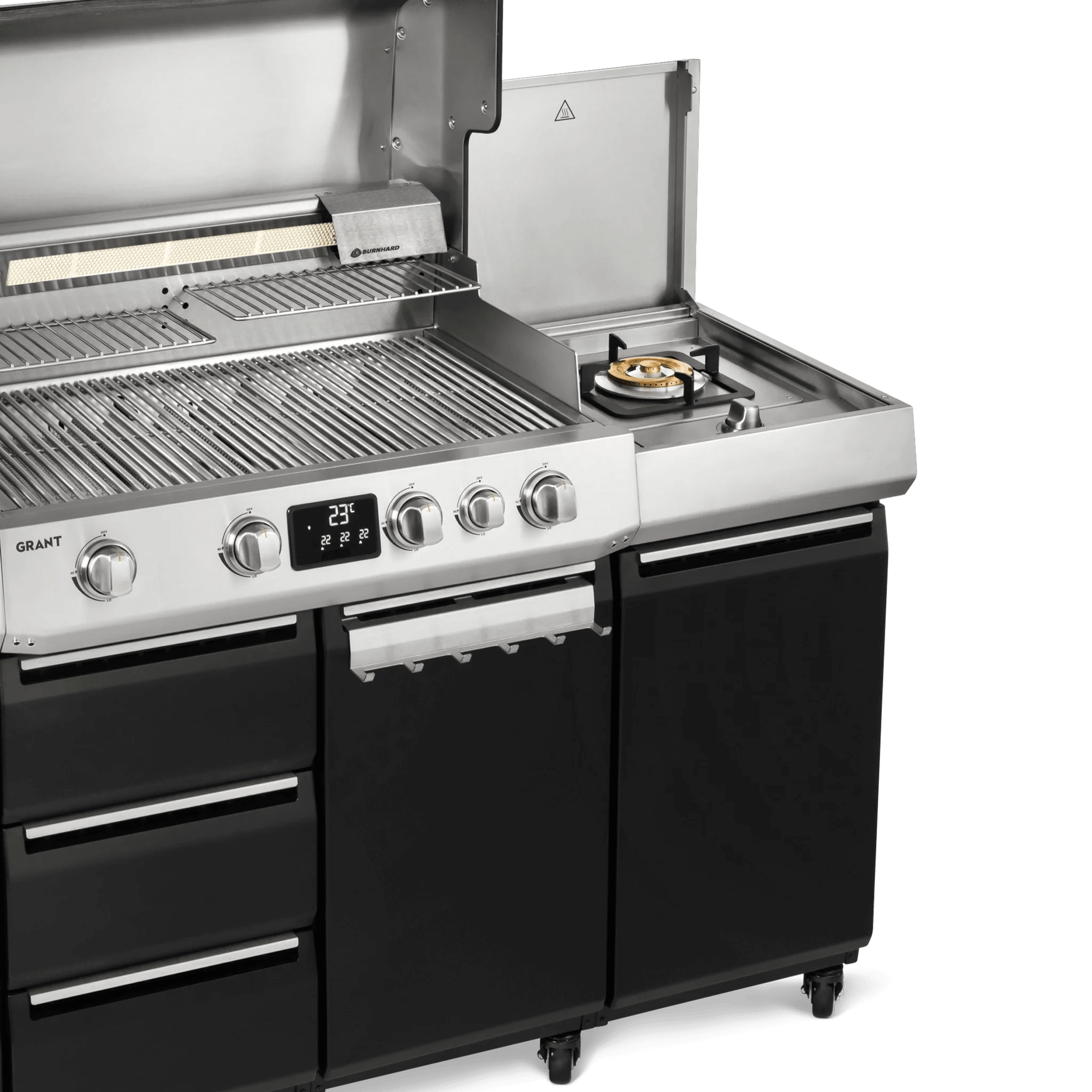 Burnhard Einzelschrank mit Schubladen & Kochfeld für GRANT - grillstarshop.comBurnhard Einzelschrank mit Schubladen & Kochfeld für GRANTAußenküchenBurnhardgrillstarshop.com