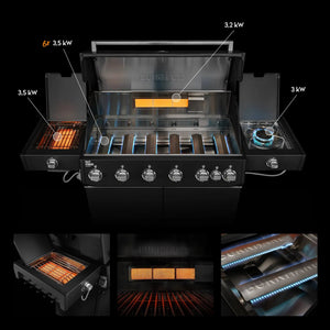Burnhard Fat FRED Deluxe+ Gasgrill Black Edition 6 - Brenner mit Edelstahlrost (Series 4) - grillstarshop.comBurnhard Fat FRED Deluxe+ Gasgrill Black Edition 6 - Brenner mit Edelstahlrost (Series 4)Burnhardgrillstarshop.com