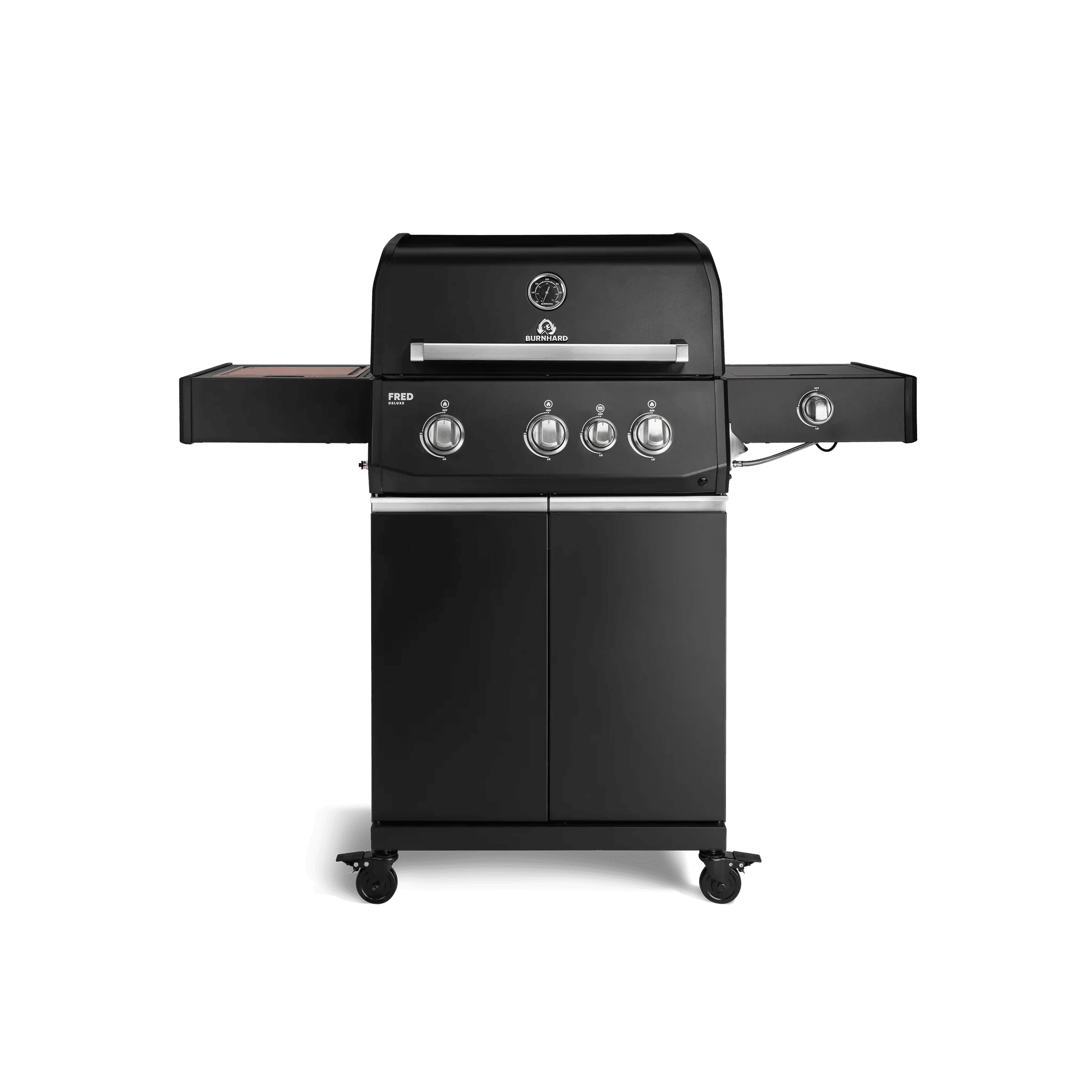 Burnhard FRED Deluxe Gasgrill 3 - Brenner Black Edition mit Gusseisenrost Series 4 - grillstarshop.comBurnhard FRED Deluxe Gasgrill 3 - Brenner Black Edition mit Gusseisenrost Series 4Burnhardgrillstarshop.com