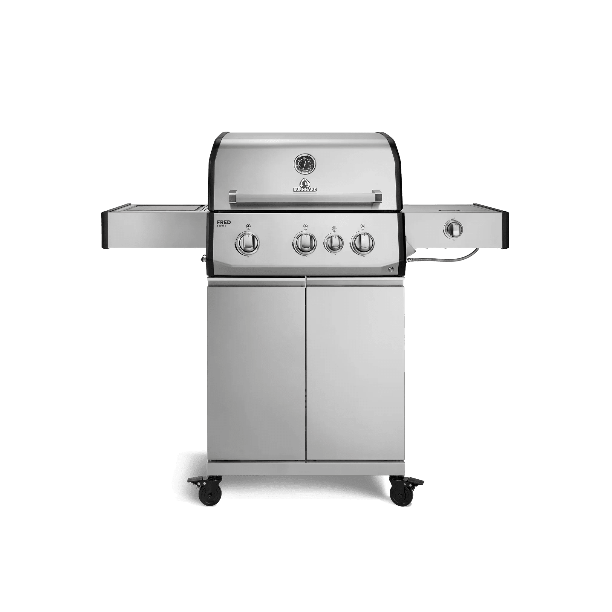 Burnhard FRED Deluxe Gasgrill 3 - Brenner Edelstahl mit Edelstahlrost Series 4 - grillstarshop.comBurnhard FRED Deluxe Gasgrill 3 - Brenner Edelstahl mit Edelstahlrost Series 4Burnhardgrillstarshop.com