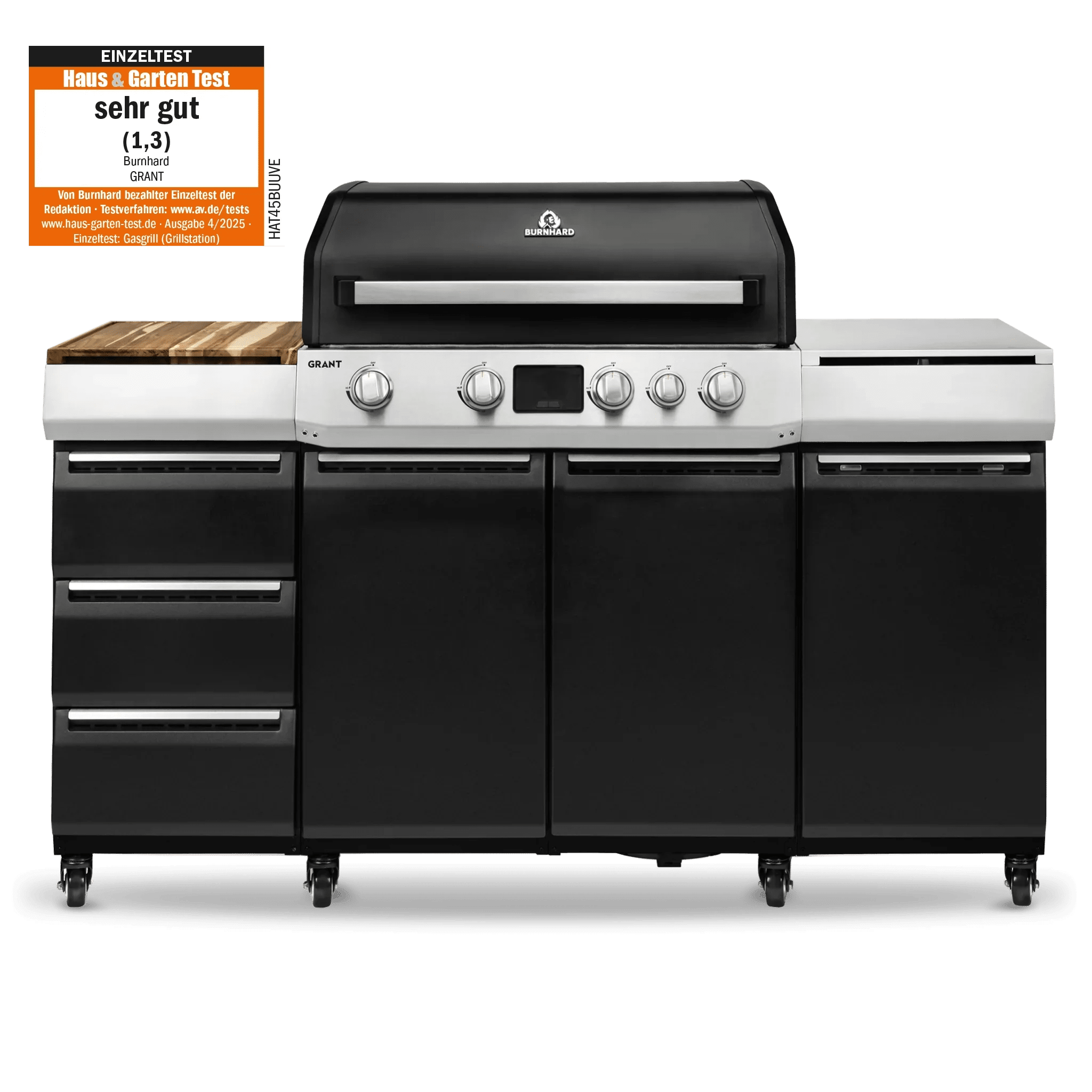 Burnhard GRANT Pro - Modularer Gasgrill 4 - Brenner mit Türen und Gusseisenrost - grillstarshop.comBurnhard GRANT Pro - Modularer Gasgrill 4 - Brenner mit Türen und GusseisenrostGrillBurnhardgrillstarshop.com