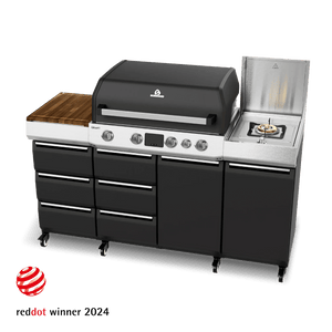 Burnhard GRANT Pro - Modularer Gasgrill 4 - Brenner mit Türen und Gusseisenrost - grillstarshop.comBurnhard GRANT Pro - Modularer Gasgrill 4 - Brenner mit Türen und GusseisenrostGrillBurnhardgrillstarshop.com