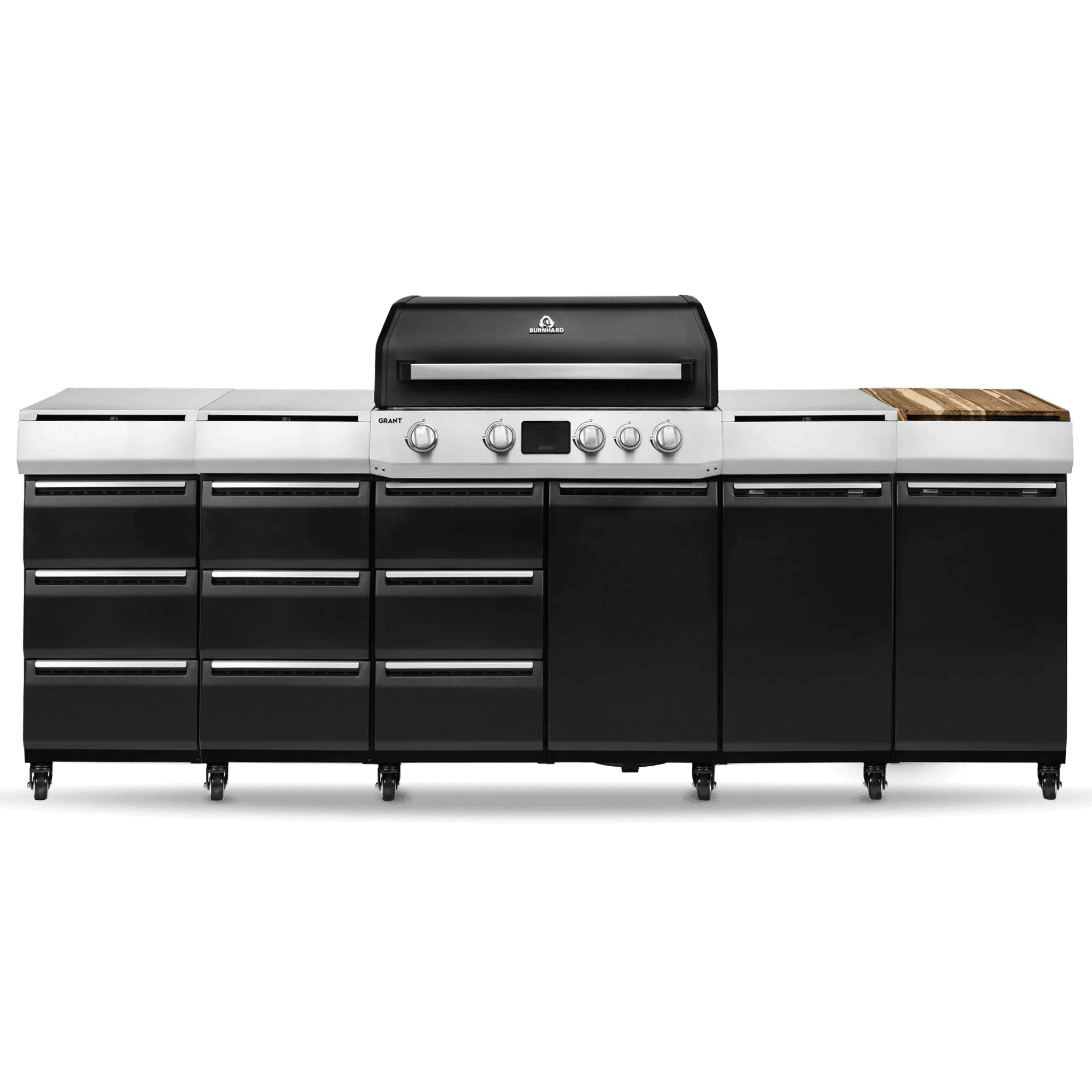 Burnhard GRANT Station - Modularer Gasgrill 4 - Brenner mit Schubladen und Gusseisenrost - grillstarshop.comBurnhard GRANT Station - Modularer Gasgrill 4 - Brenner mit Schubladen und GusseisenrostAußenkücheBurnhardgrillstarshop.com