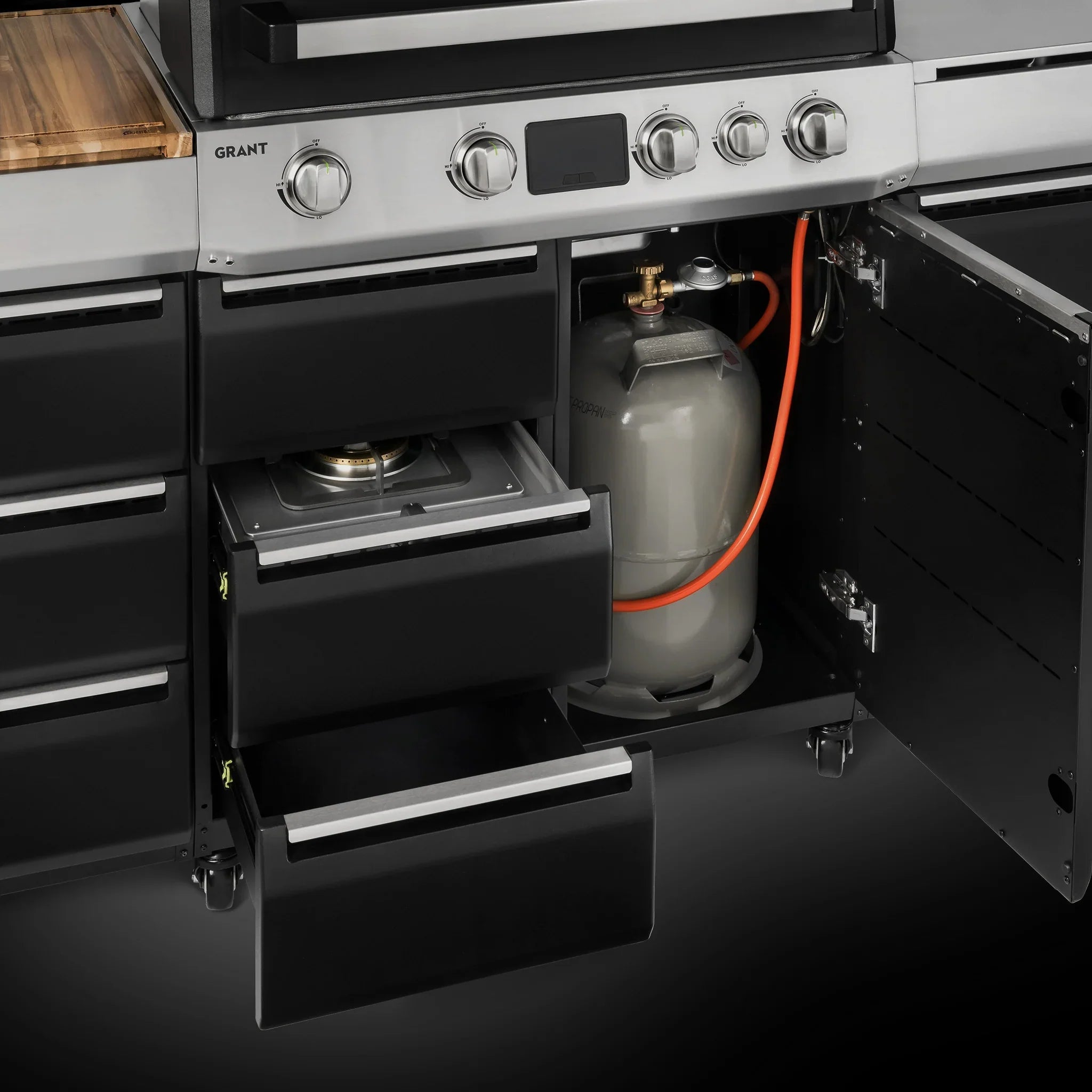 Burnhard GRANT Station - Modularer Gasgrill 4 - Brenner mit Türen und Edelstahlrost - grillstarshop.comBurnhard GRANT Station - Modularer Gasgrill 4 - Brenner mit Türen und EdelstahlrostAußenkücheBurnhardgrillstarshop.com