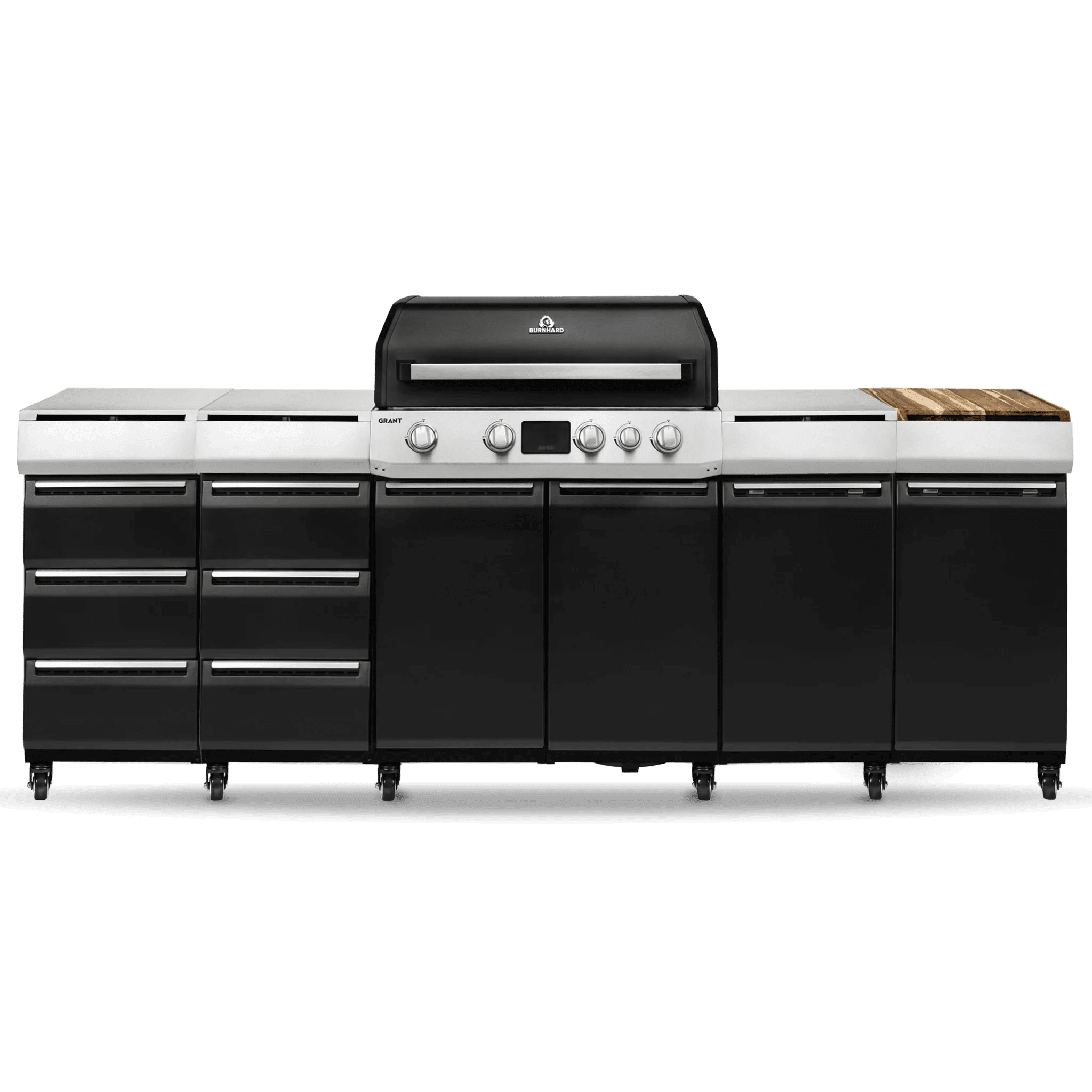 Burnhard GRANT Station - Modularer Gasgrill 4 - Brenner mit Türen und Gusseisenrost - grillstarshop.comBurnhard GRANT Station - Modularer Gasgrill 4 - Brenner mit Türen und GusseisenrostAußenkücheBurnhardgrillstarshop.com