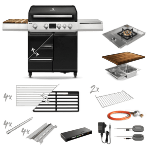 Burnhard GRANT Upgrade - Modularer Gasgrill 4 - Brenner mit Türen und Gusseisenrost - grillstarshop.comBurnhard GRANT Upgrade - Modularer Gasgrill 4 - Brenner mit Türen und GusseisenrostGrillBurnhardgrillstarshop.com